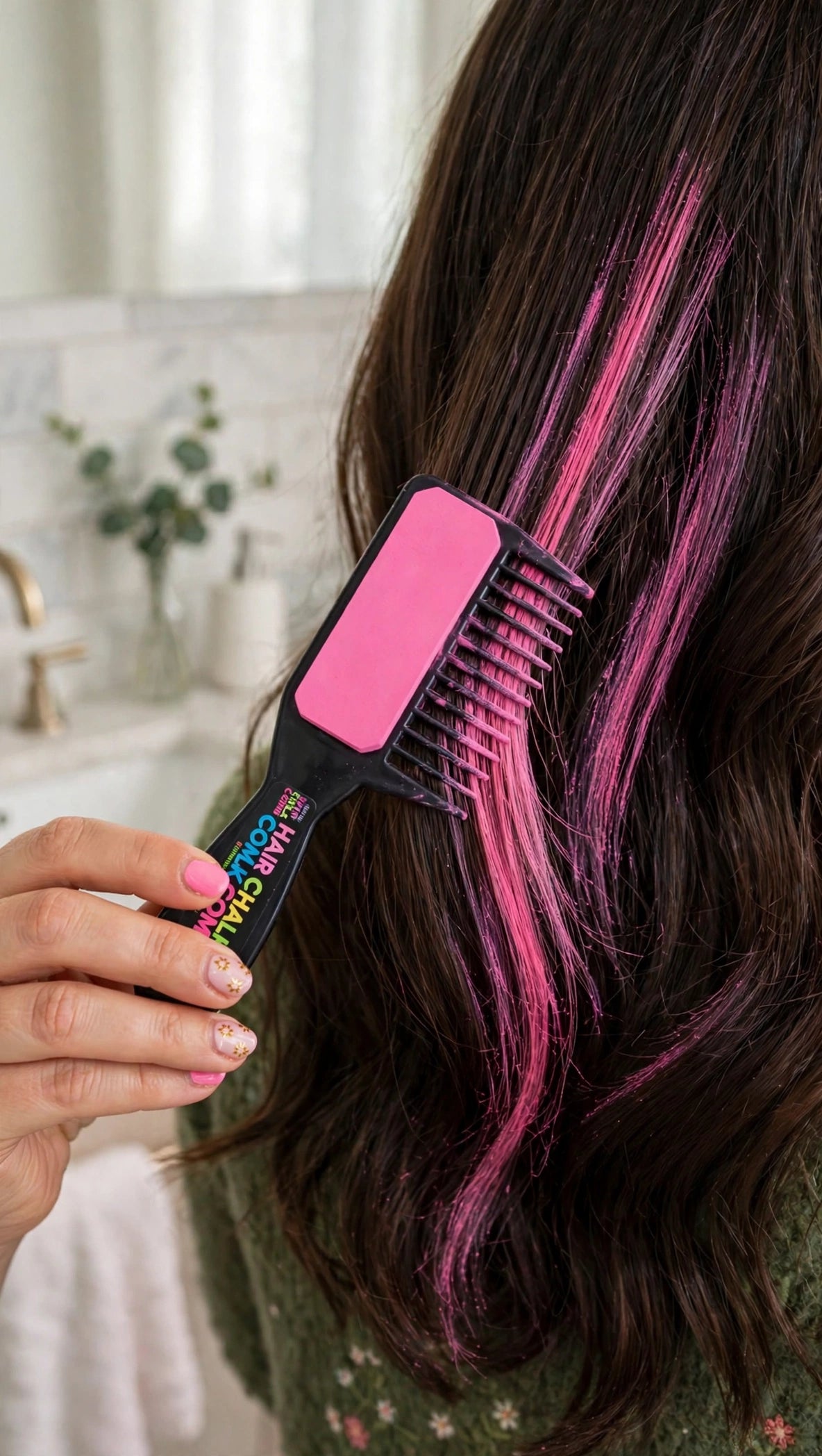 Colorfetti Hair Chalk Comb Set — 6 Temporary Washable Colors