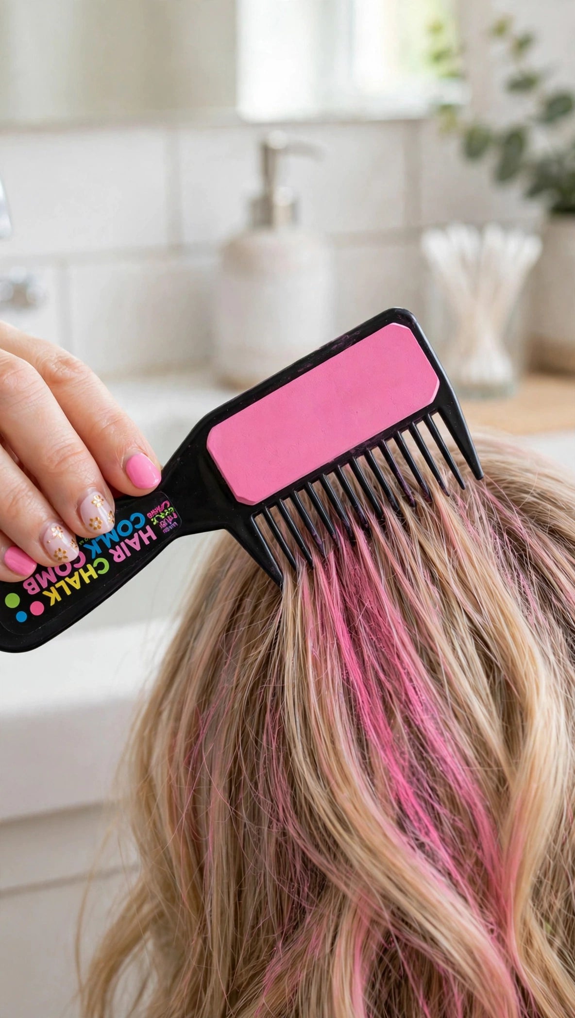 Colorfetti Hair Chalk Comb Set — 6 Temporary Washable Colors